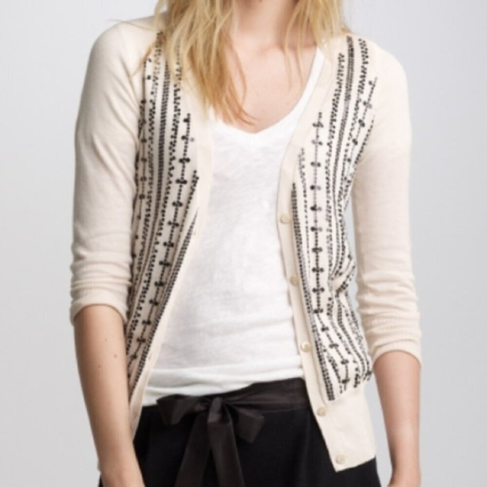 J.crew squint detailing cardigan women's size Medium (V6)